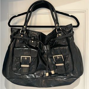 Michael Kors Black Patent leather Purse